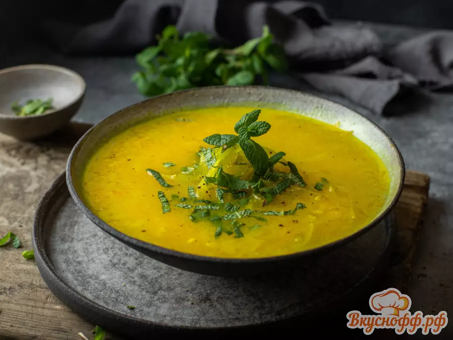 Фруктовый суп из мандаринов - Готовое блюдо