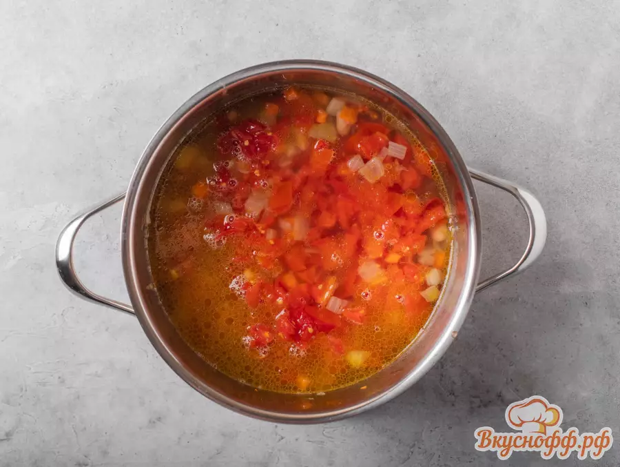 Суп с фасолью, киноа и помидорами - Шаг 3