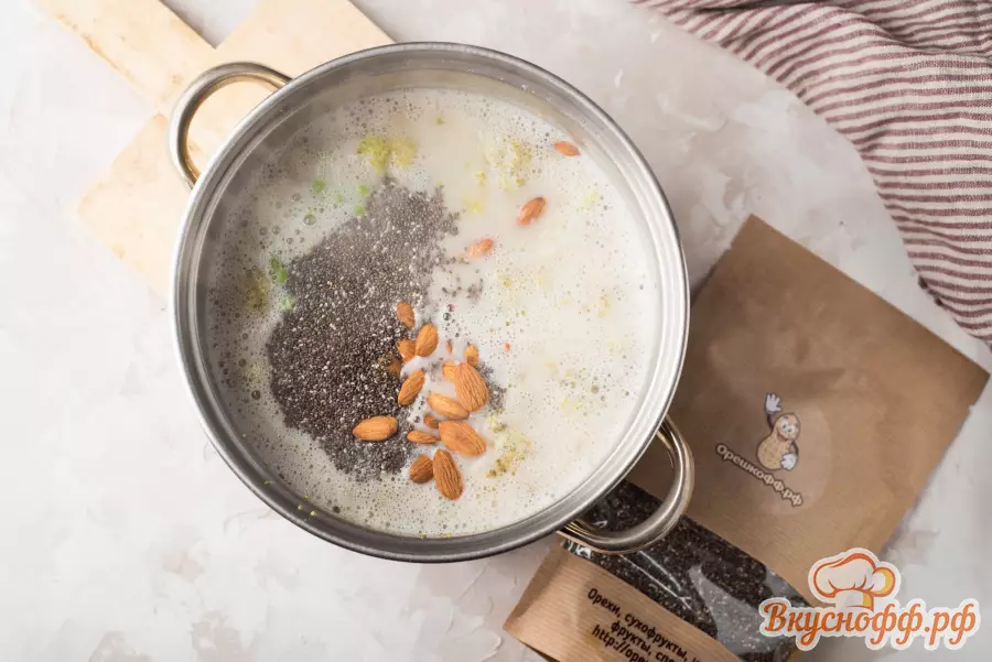 Суп из брокколи с миндалём и семенами чиа - Шаг 5