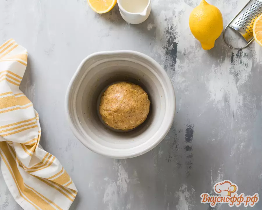 Лимонный пирог с безе и фундуком - Шаг 3