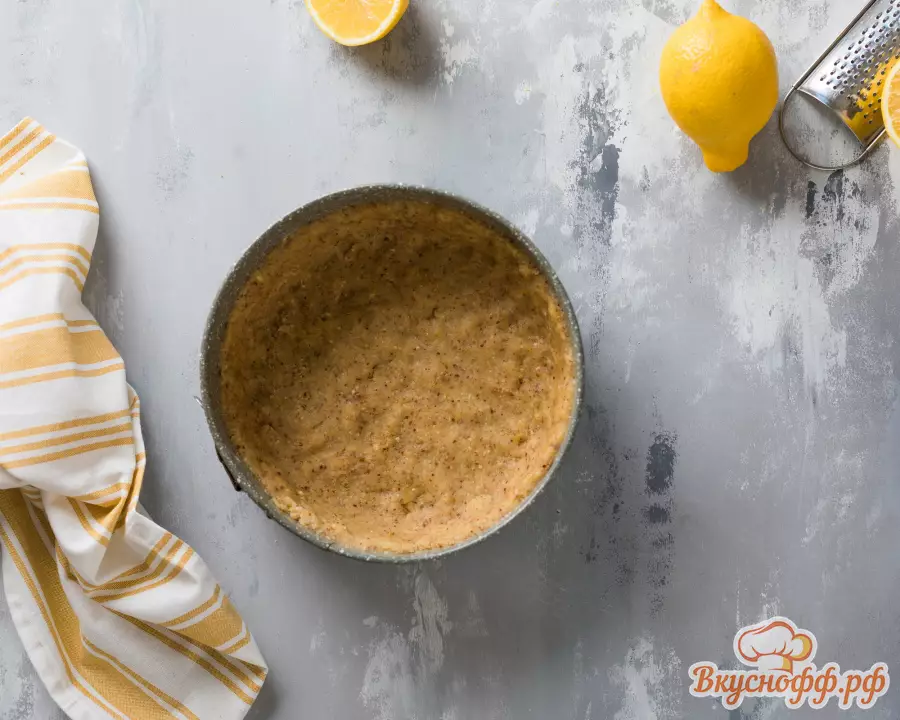 Лимонный пирог с безе и фундуком - Шаг 4