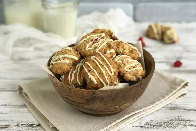 Овсяное печенье с цукатами