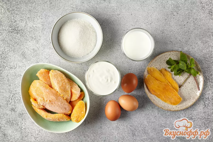 Пломбир с манго - Ингредиенты и состав рецепта