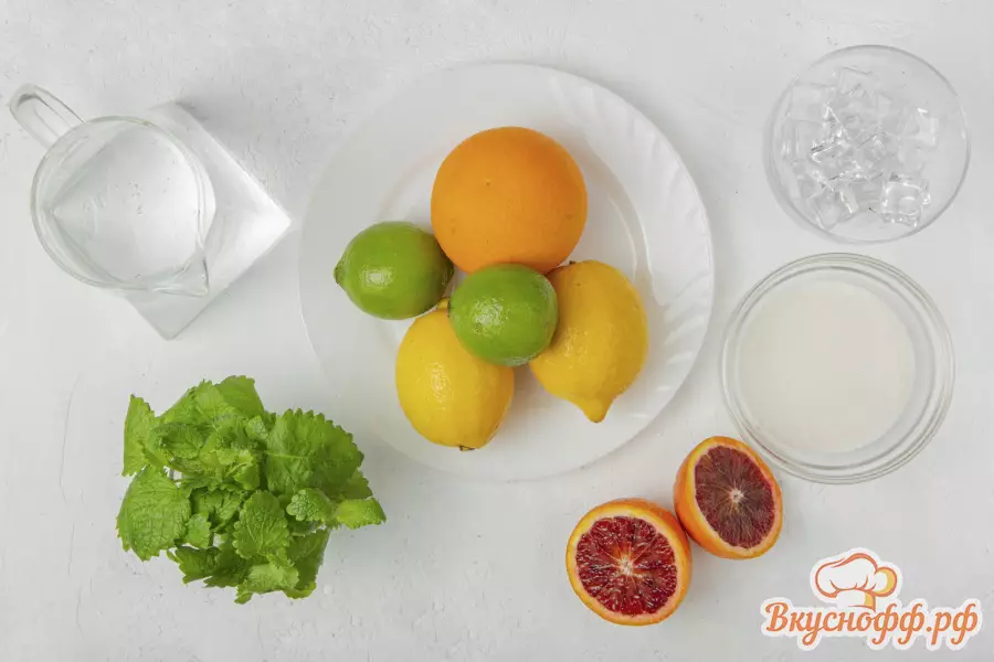 Домашний лимонад - Ингредиенты и состав рецепта