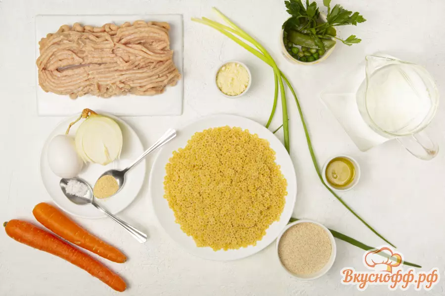 Суп с фрикадельками из куриного фарша - Ингредиенты и состав рецепта