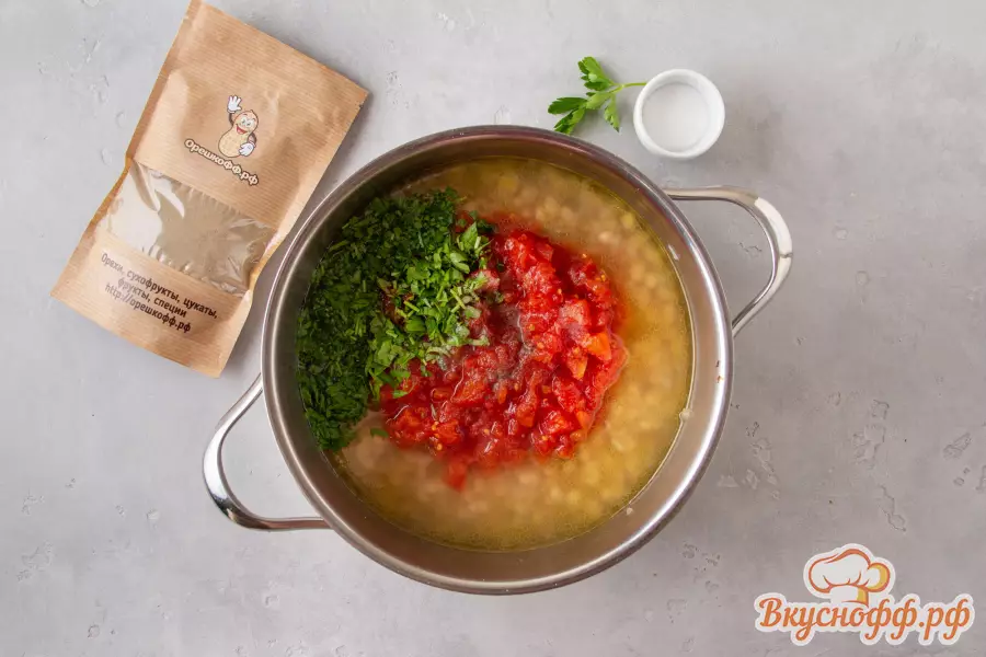 Томатный суп с фасолью - Шаг 5