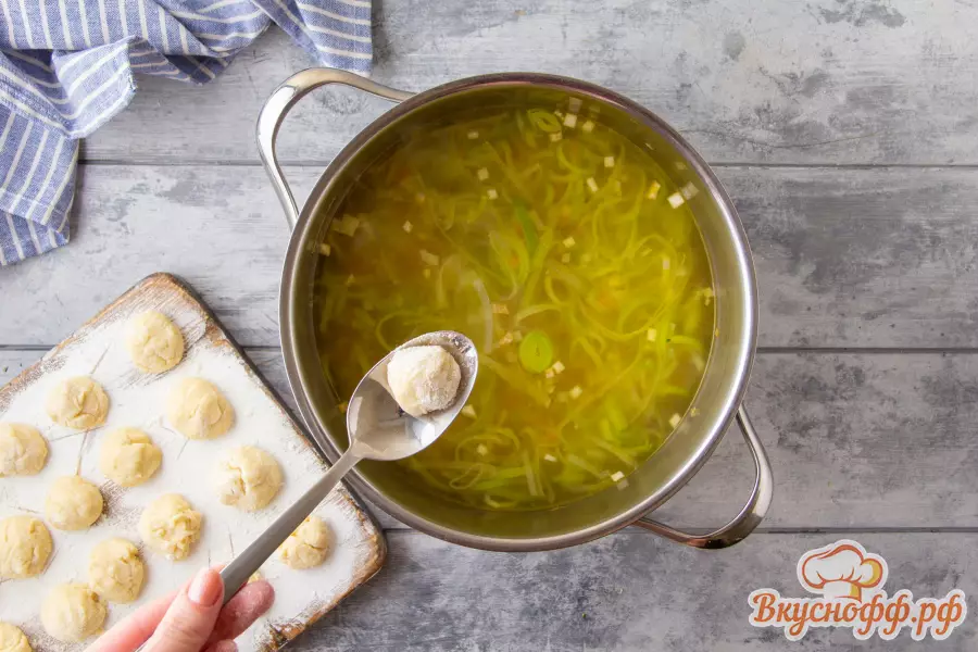 Овощной суп с клёцками - Шаг 6