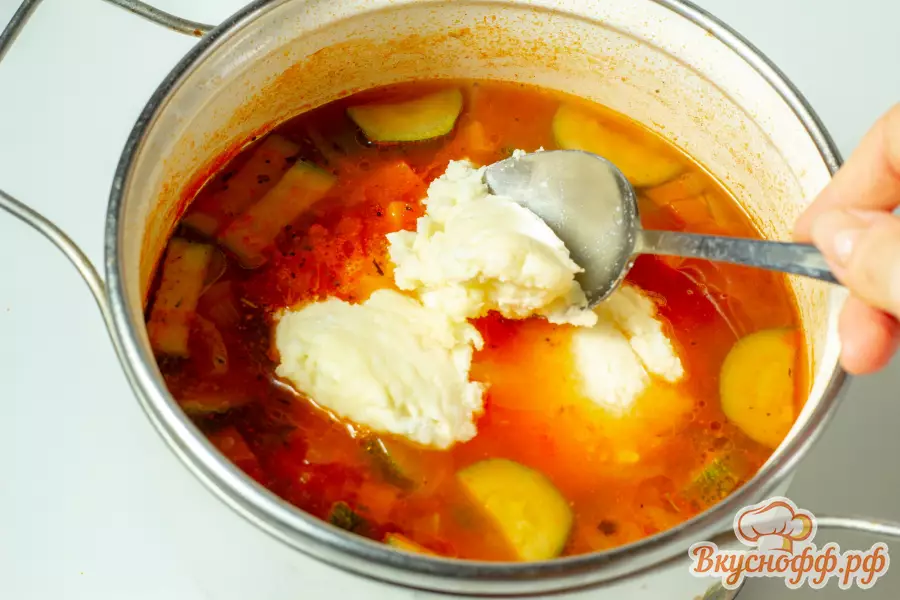 Сырный суп с овощами - Шаг 4