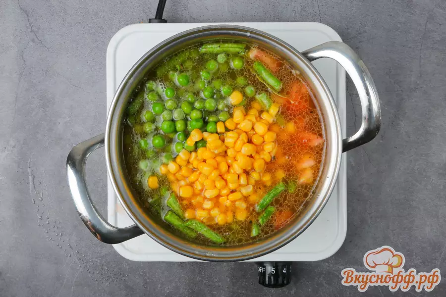 Суп с фаршем и овощами - Шаг 4