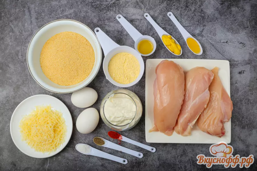 Наггетсы со сметанным соусом - Ингредиенты и состав рецепта