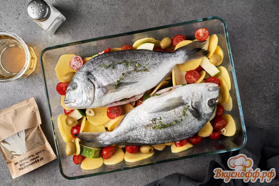 Рыба с овощами в духовке - Шаг 5
