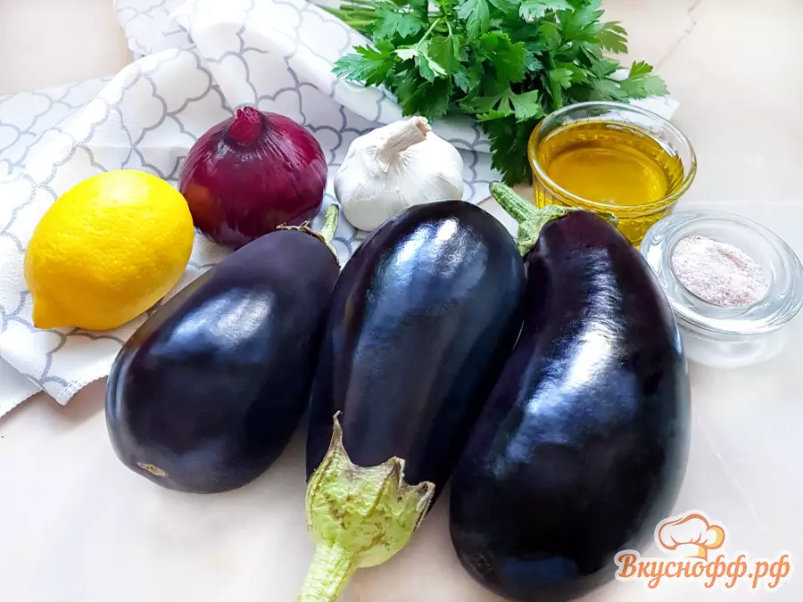Салат из баклажанов «Мелидзаносалата» - Ингредиенты и состав рецепта