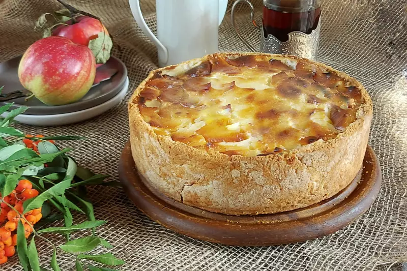 Цветаевский яблочный пирог классический в духовке
