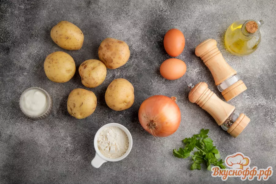 Драники картофельные классические - Ингредиенты и состав рецепта
