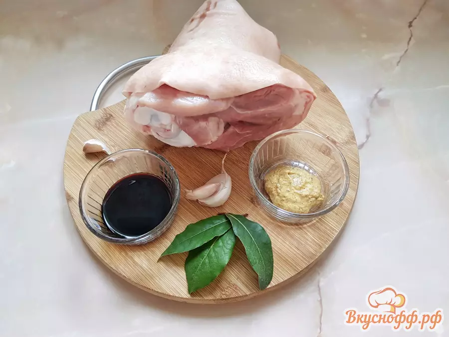 Свиная рулька в духовке - Ингредиенты и состав рецепта