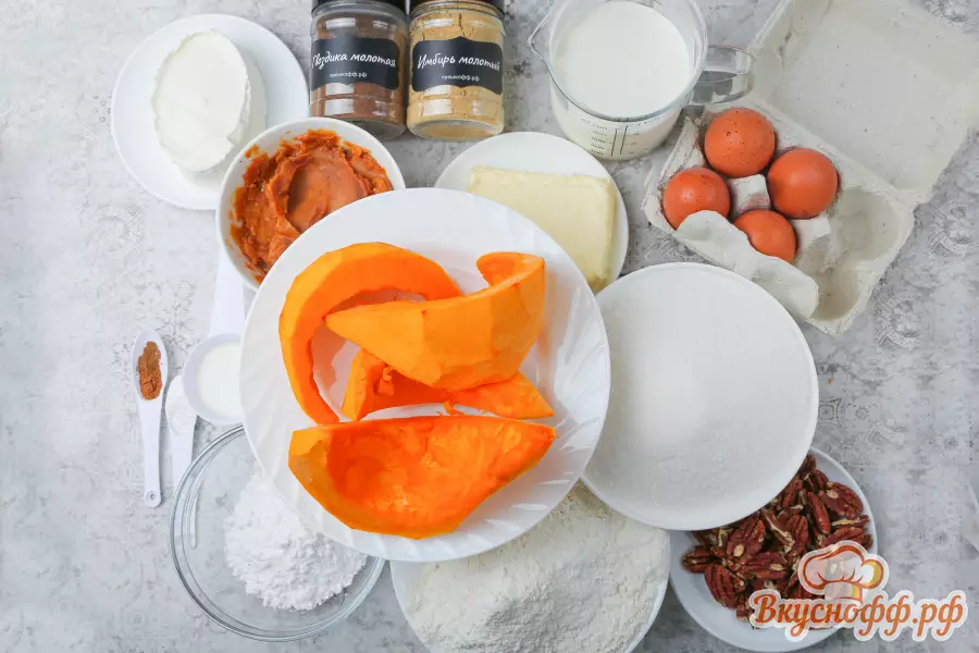 Тыквенный торт с карамелью - Ингредиенты и состав рецепта