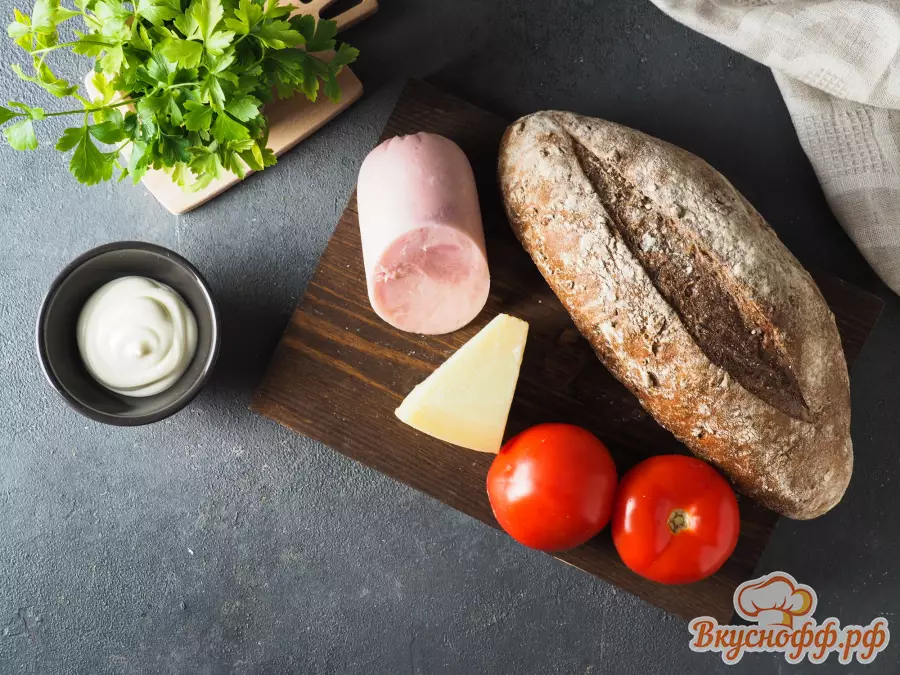 Горячие бутерброды в духовке - Ингредиенты и состав рецепта