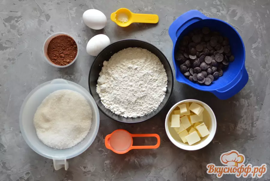 Шоколадное печенье - Ингредиенты и состав рецепта