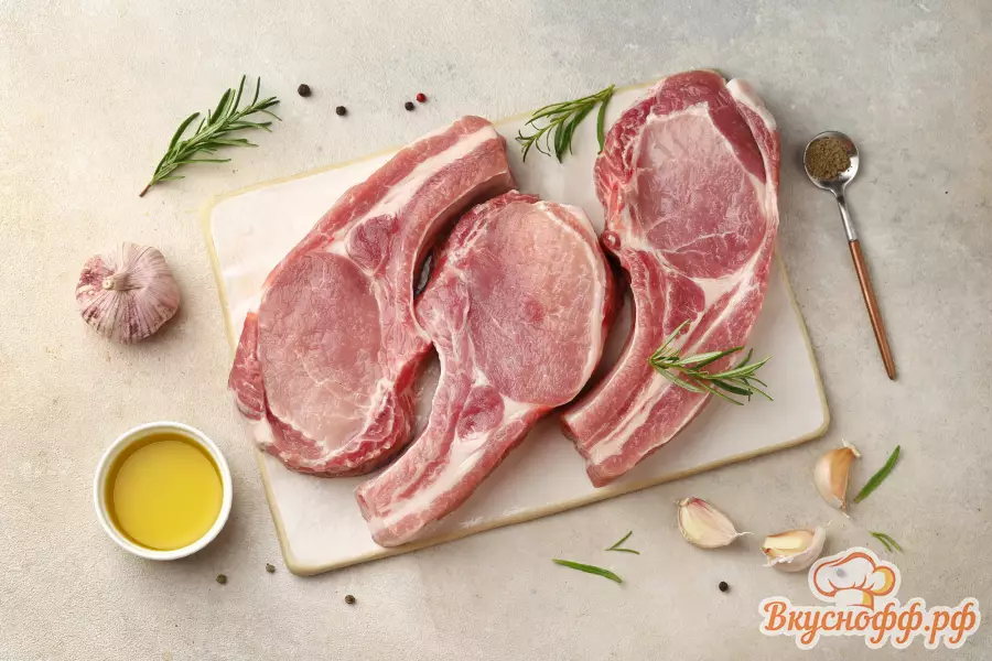 Свиная корейка «Бризолес» - Ингредиенты и состав рецепта