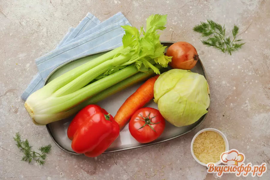 Капустный суп лёгкий - Ингредиенты и состав рецепта