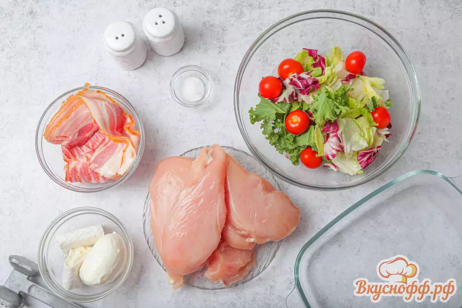 Курица в беконе - Ингредиенты и состав рецепта