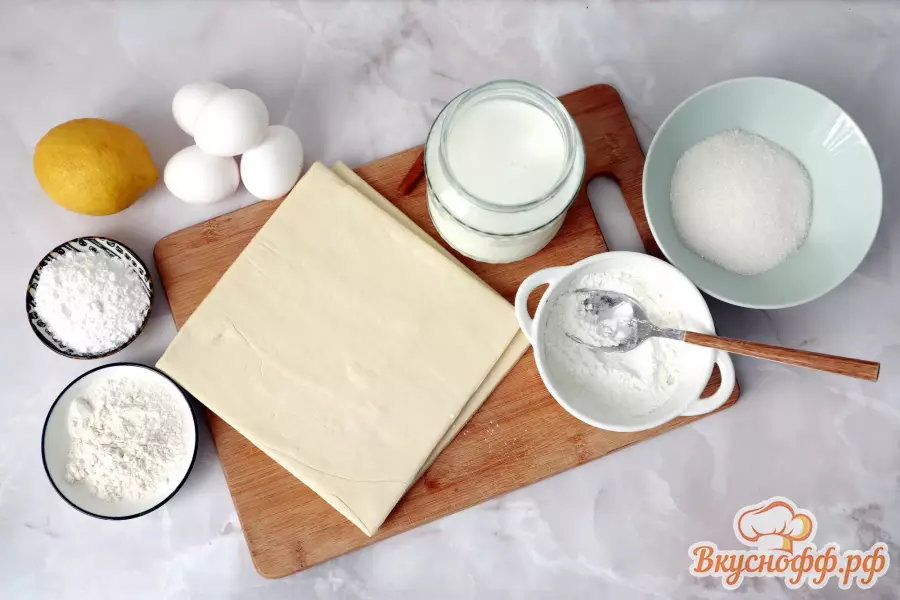 Слоёное пирожное «Мигелитос» - Ингредиенты и состав рецепта