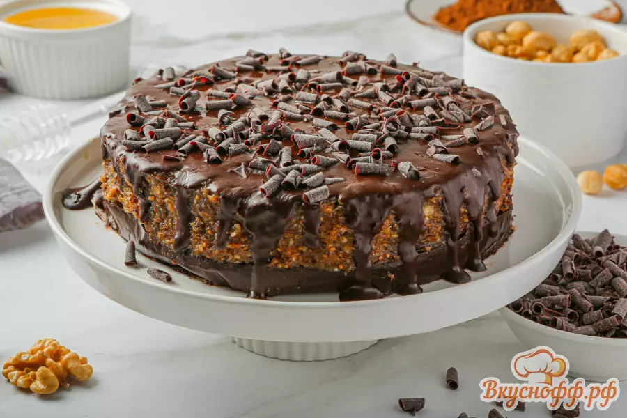 Шоколадный торт без выпечки - Готовое блюдо