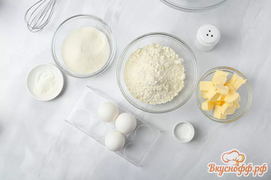 Классический кекс в духовке - Ингредиенты и состав рецепта