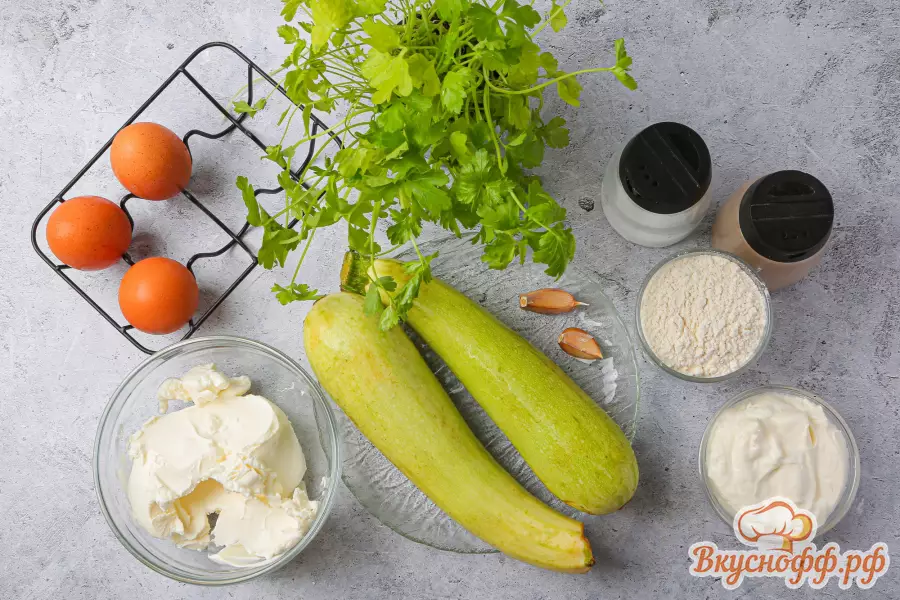 Рулет из кабачков с сыром - Ингредиенты и состав рецепта
