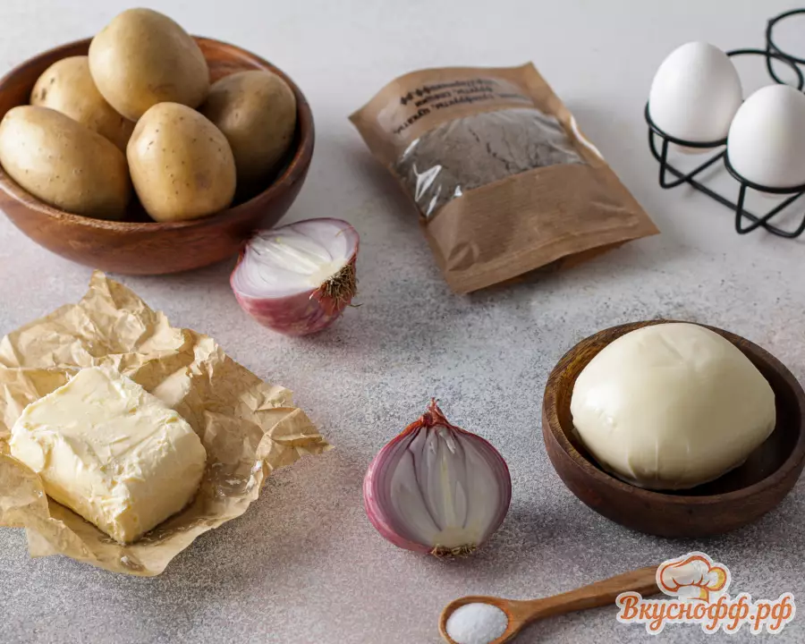 Картофельное пюре с сыром - Ингредиенты и состав рецепта