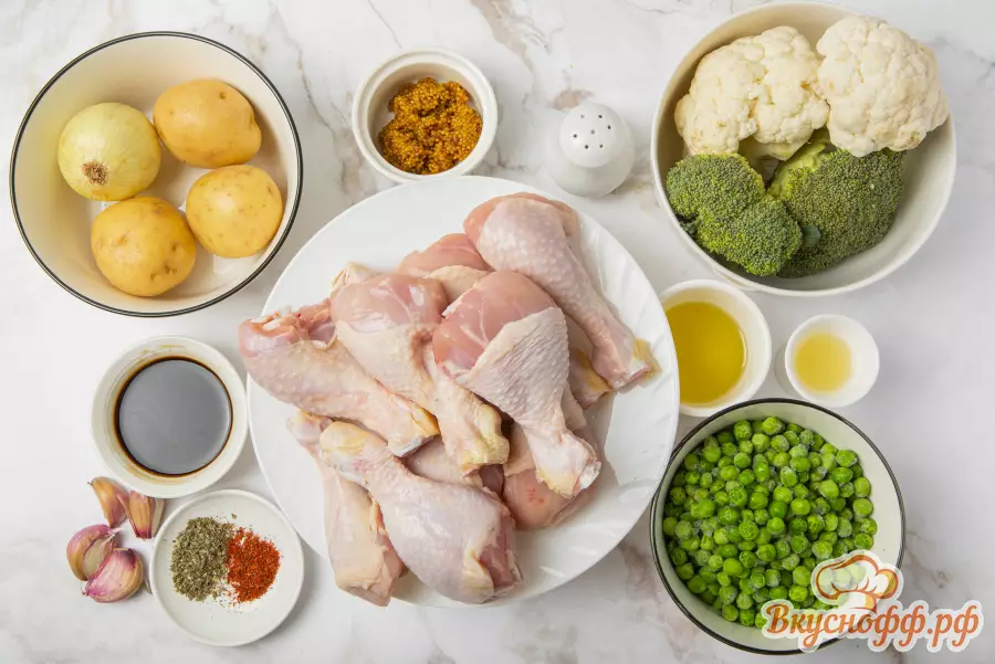 Куриные голени в духовке - Ингредиенты и состав рецепта