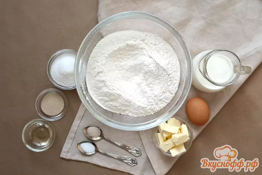 Пончики в духовке - Ингредиенты и состав рецепта