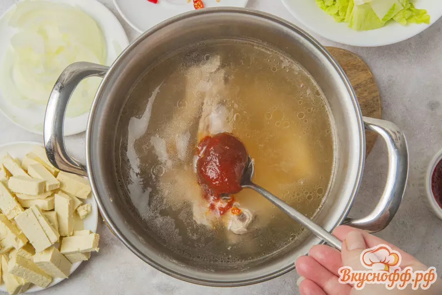 Суп со свининой Сиряги Тямури - Шаг 6