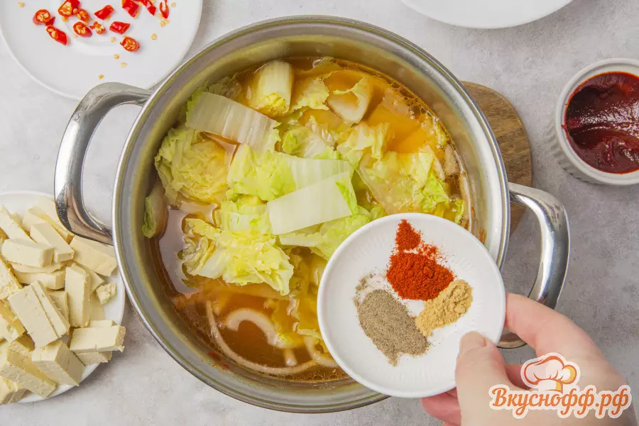 Суп со свининой Сиряги Тямури - Шаг 7