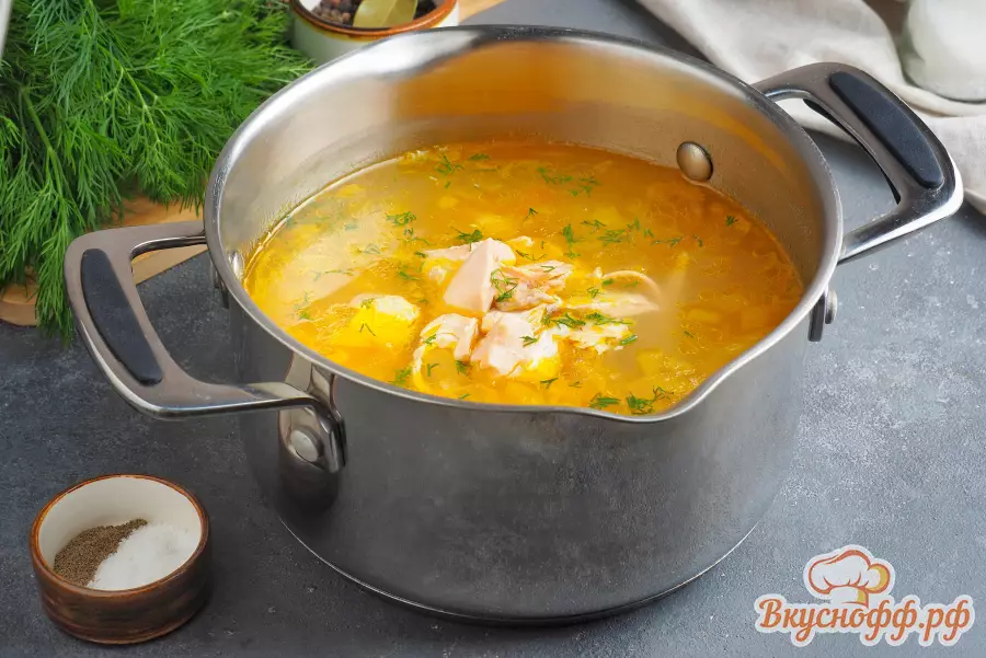 Рыбный суп из горбуши - Готовое блюдо