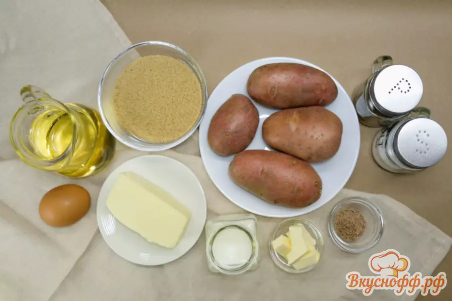 Картофельные шарики из пюре - Ингредиенты и состав рецепта