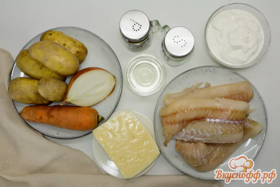 Рыбная запеканка в духовке - Ингредиенты и состав рецепта