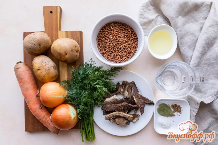 Суп с гречкой и картошкой - Ингредиенты и состав рецепта
