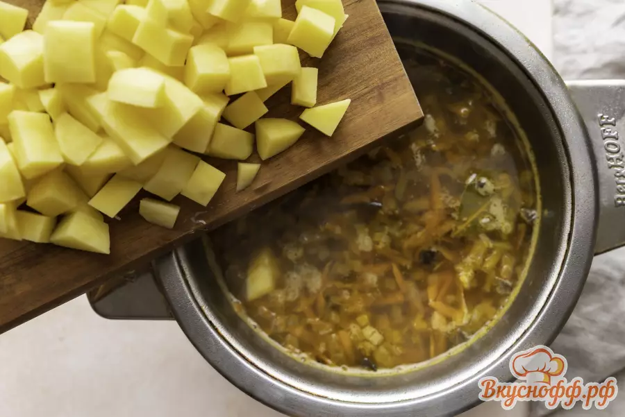 Суп с гречкой и картошкой - Шаг 6