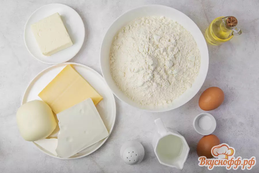 Домашний сабурани с сыром - Ингредиенты и состав рецепта