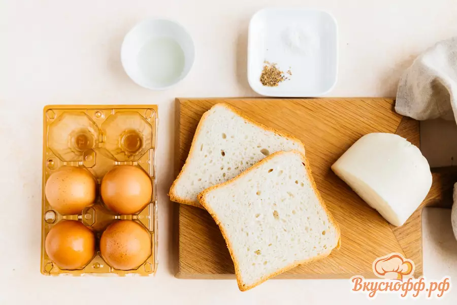 Запеканка с яйцами и сыром в духовке - Ингредиенты и состав рецепта