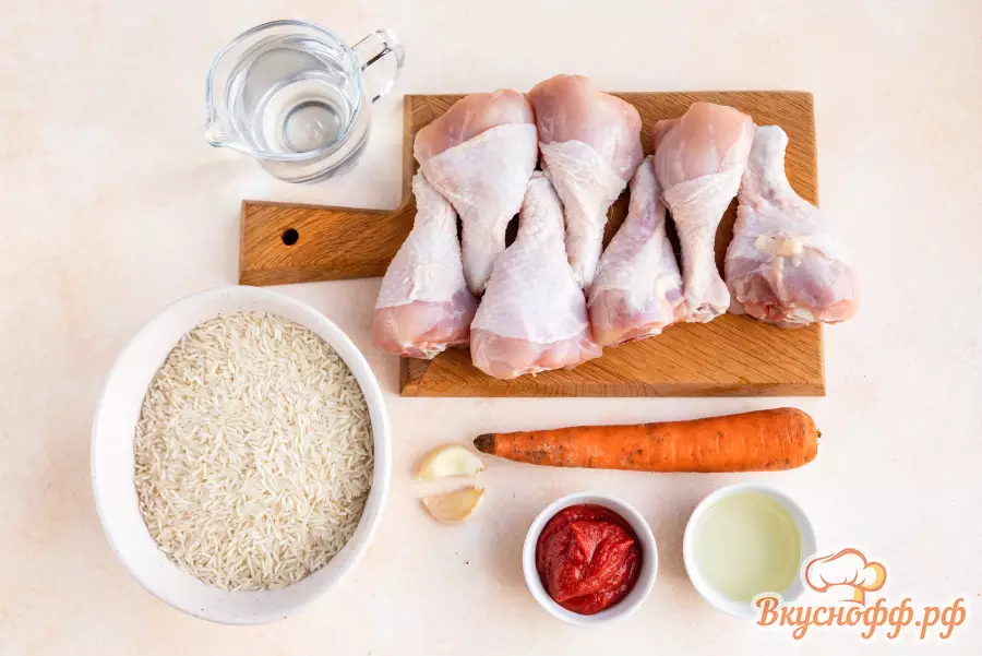 Рис с курицей в духовке - Ингредиенты и состав рецепта