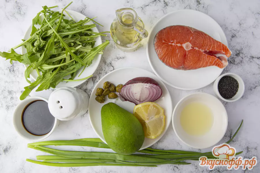 Тартар из лосося с авокадо - Ингредиенты и состав рецепта