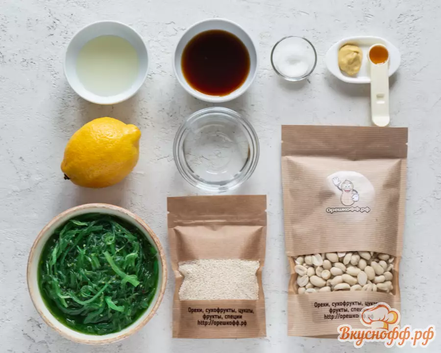 Ореховый соус для салата чука - Ингредиенты и состав рецепта