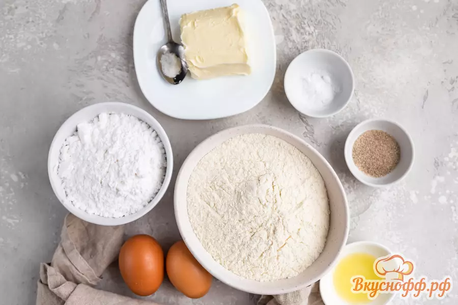Печенье Хризантема - Ингредиенты и состав рецепта