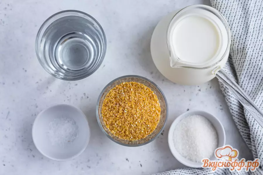 Пшеничная каша на молоке - Ингредиенты и состав рецепта