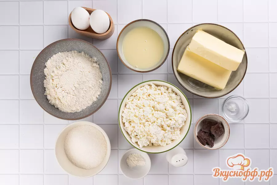 Творожные кексы в духовке - Ингредиенты и состав рецепта