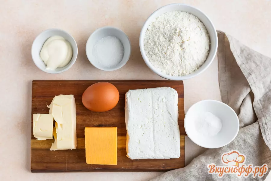 Творожные палочки с сыром - Ингредиенты и состав рецепта