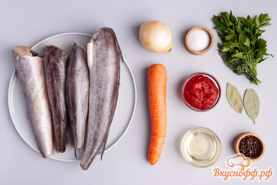 Рыба под маринадом из моркови и лука - Ингредиенты и состав рецепта