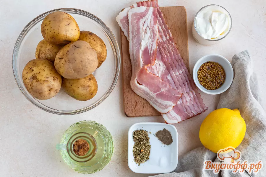 Картофель в беконе - Ингредиенты и состав рецепта